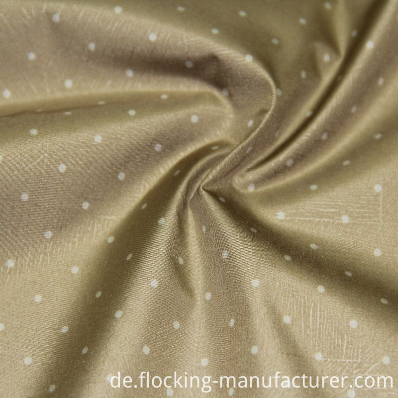 Polka DOT Printed Poly Fabric for Men's Jacket